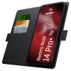 3MK PROTECTION Redmi Note 14 Pro+ - 3mk Hardy Foldy -kotelo, musta