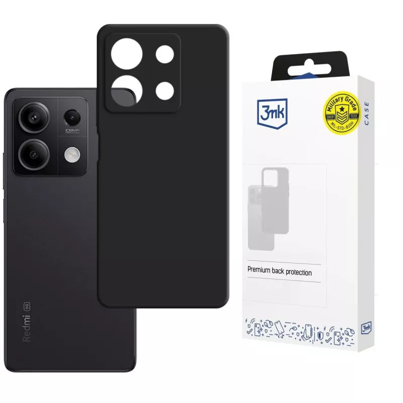 3MK PROTECTION Redmi Note 13 5G - 3mk Hardy Mellow Case musta