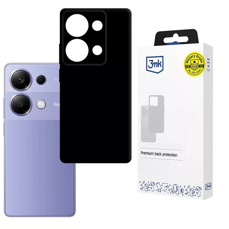 3MK PROTECTION Hardy Mellow Case Xiaomi Redmi Note 13 Pro 4G:lle - musta