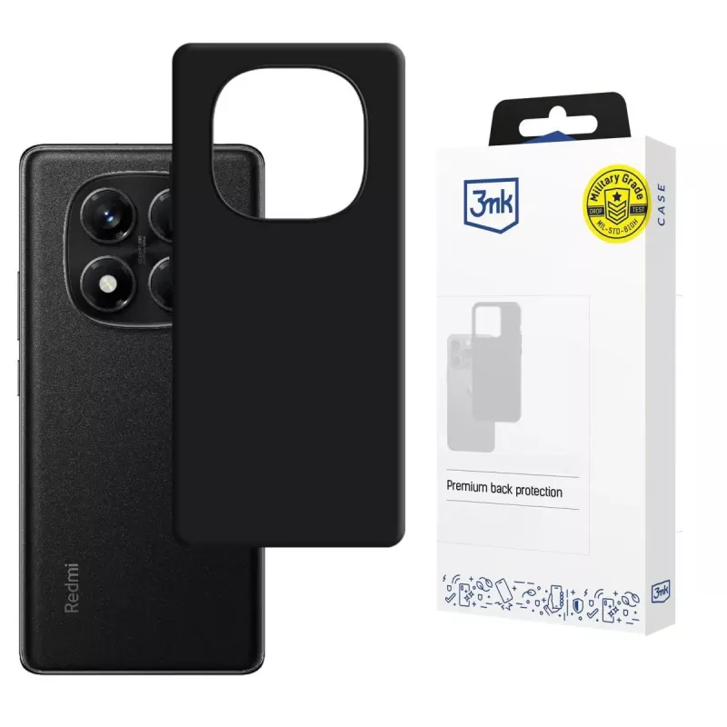 3MK PROTECTION Hardy Mellow Case Xiaomi Redmi Note 14 Pro 5G:lle - musta
