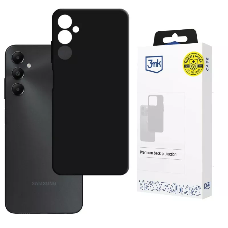 3MK PROTECTION Samsung Galaxy A05s - 3mk Hardy Mellow Case musta
