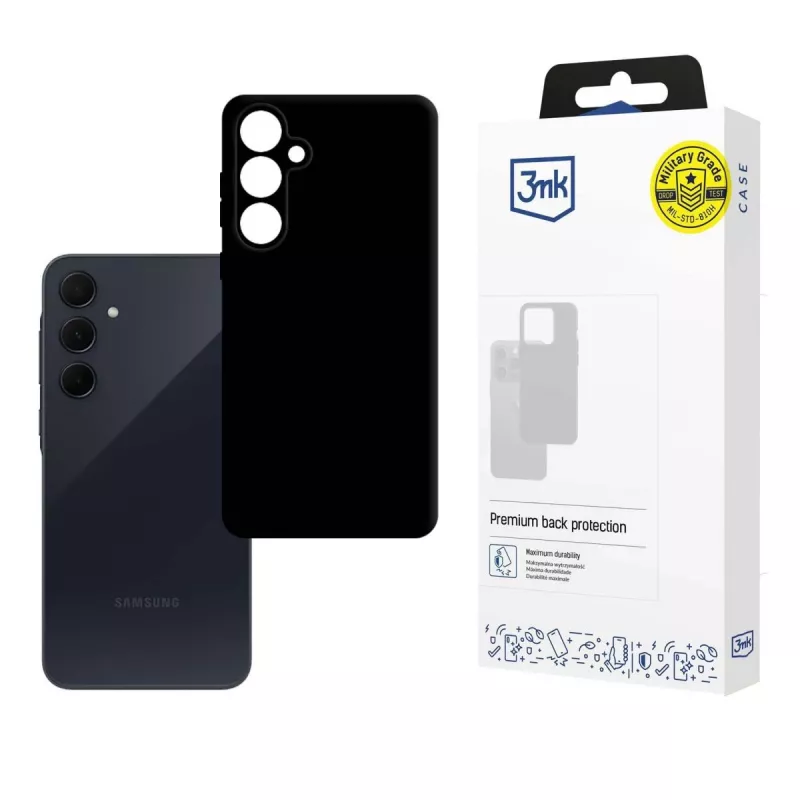 3MK PROTECTION Samsung Galaxy A35 5G - 3mk Hardy Mellow Case musta