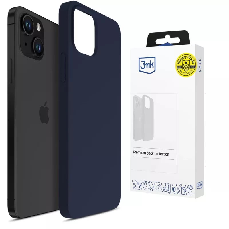 3MK PROTECTION Apple iPhone 15 Plus - 3mk Hardy Mellow Case tummansininen