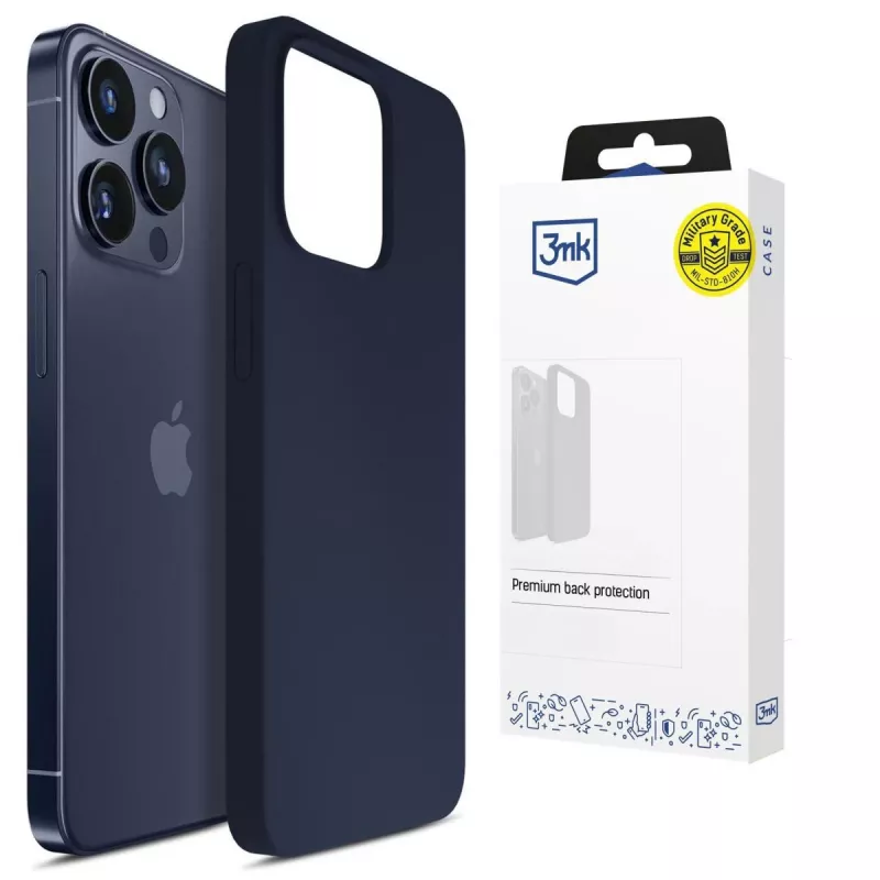 3MK PROTECTION Apple iPhone 16 Pro - 3mk Hardy Mellow Case tummansininen