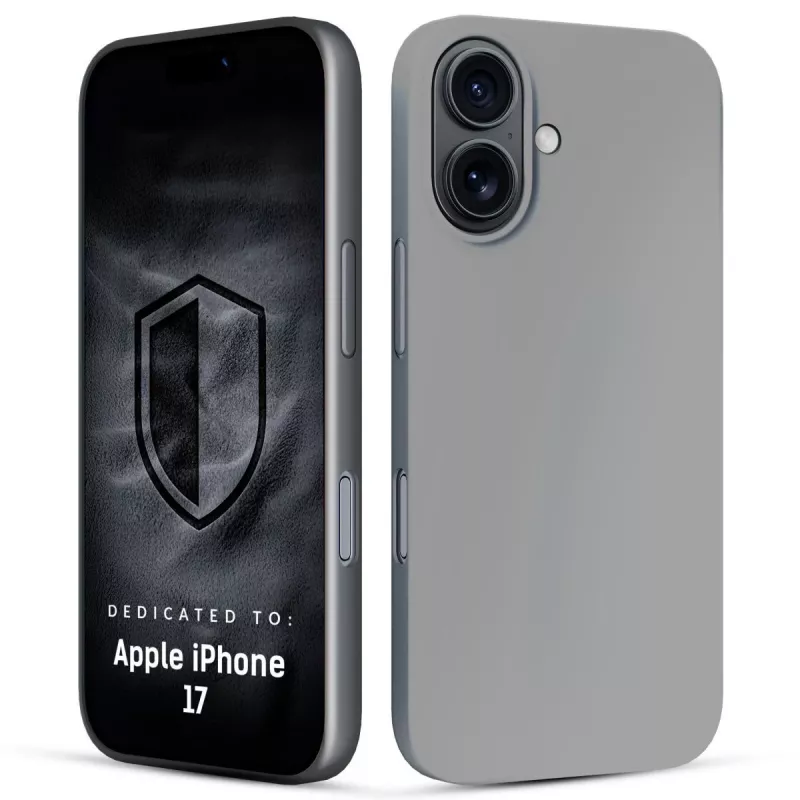 3MK Hardy Mellow -kotelo Apple iPhone 17 -puhelimelle, harmaa