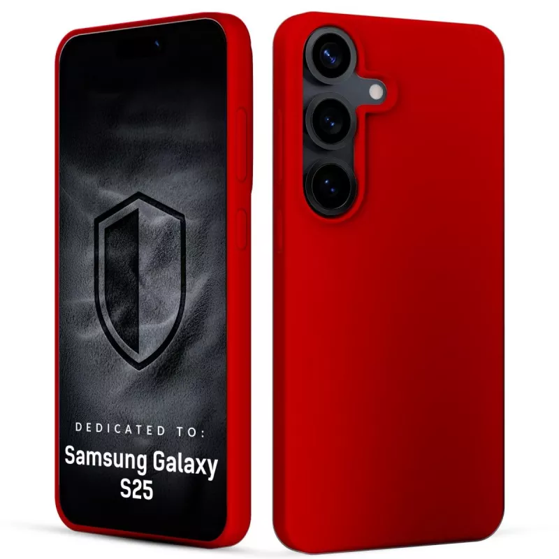 3MK PROTECTION Samsung Galaxy S25 - 3mk Hardy Mellow Case punainen