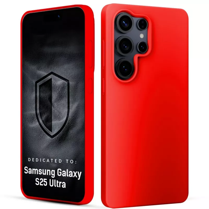 3MK PROTECTION Samsung Galaxy S25 Ultra - 3mk Hardy Mellow Case punainen