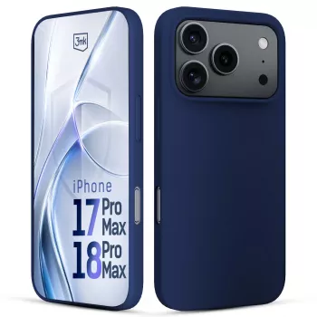 3MK PROTECTION Apple iPhone 17 Pro Max Hardy Mellow Case tummansininen