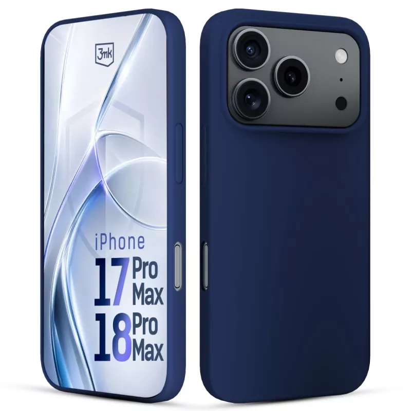 3MK PROTECTION Apple iPhone 17 Pro Max Hardy Mellow Case tummansininen