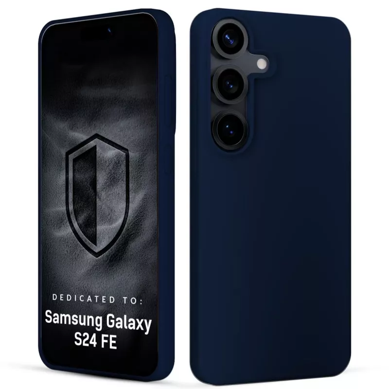 3MK PROTECTION Samsung Galaxy S24 FE - 3mk Hardy Mellow Case tummansininen