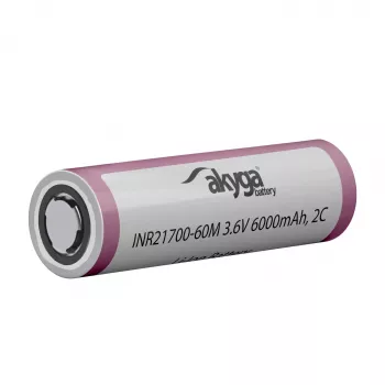 Akyga AKY2185 INR21700-60M 2C Li-Ion-akku 21700 3,6 V 6000 mAh