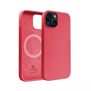 Crong Color Cover Magnetic Case iPhone 15 Plus -kotelo MagSafe-yhteensopiva (vaaleanpunainen)