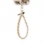 Crong Phone Charm - Beige Twist punottu nailonkaulahihna