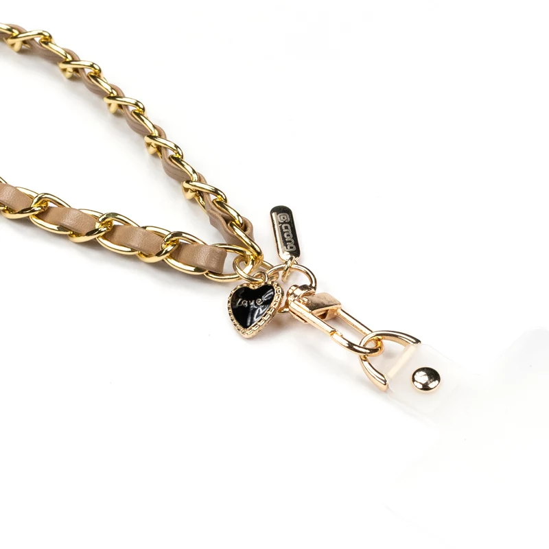 Crong Phone Charm - Beige Twist punottu nailonkaulahihna