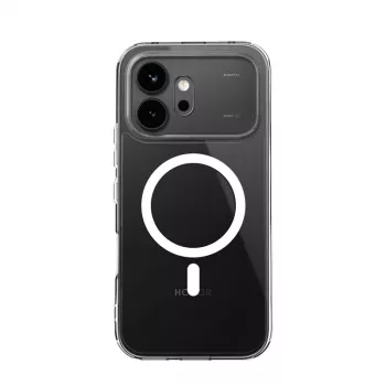 Crong Hybrid Clear Magnetic -kotelo Honor 600 5G:lle, MagSafe-yhteensopiva, läpinäkyvä