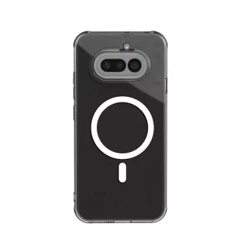 Crong Hybrid Clear Magnetic -kotelo Nothing Phone 4a:lle, MagSafe-yhteensopiva, läpinäkyvä