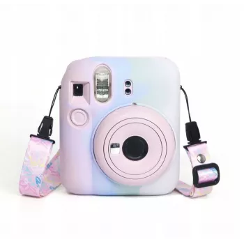 LOVEINSTANT silikonikotelo Fujifilm Instax Mini 12:lle - pastellivärit