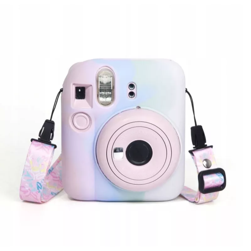 LOVEINSTANT silikonikotelo Fujifilm Instax Mini 12:lle - pastellivärit