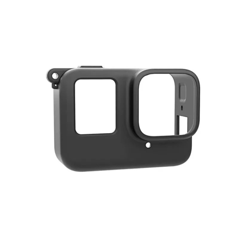PULUZ silikoninen suojakotelo objektiivinsuojuksella Insta360 Ace Pro -kameralle, musta