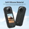 PULUZ PU757B Linssinsuojus ja silikoninen suojakotelo Insta360 X5:lle
