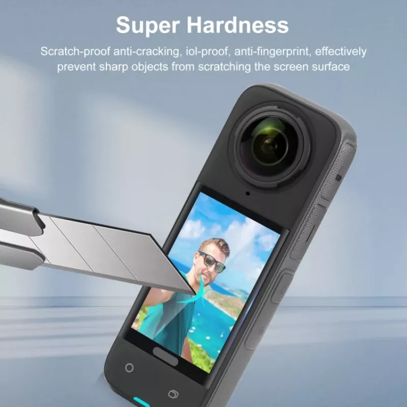 PULUZ 9H karkaistu lasinen näytönsuojus Insta360 X4 / X5 -kameralle