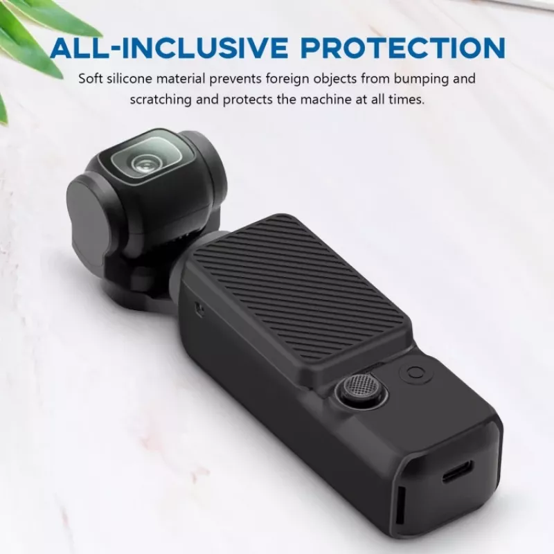PULUZ silikoninen suojakotelo DJI Osmo Pocket 3 -kameralle - musta