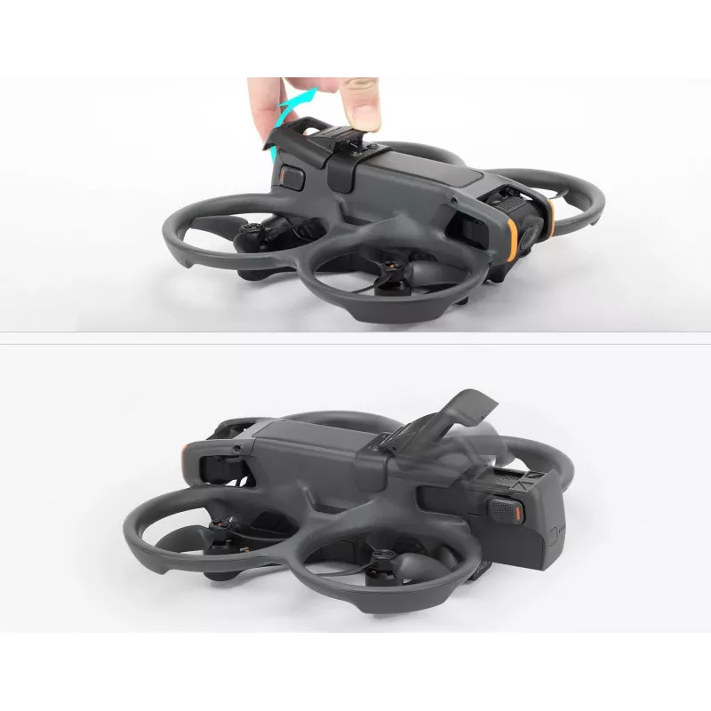 SUNNYLIFE akun suojakotelo DJI Avata 2 -droonille - musta