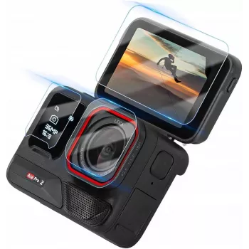 SUNNYLIFE suojasarja 6x objektiivinsuojus + 2x näytönsuojus Insta360 Ace Pro 2 -kameralle BHM917