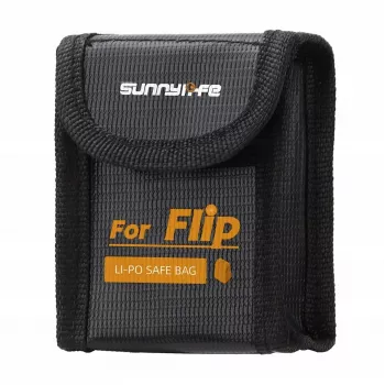 SUNNYLIFE tulenkestävä LiPo-akkujen turvalaukku DJI Flip -droonille - 1 akun kapasiteetti