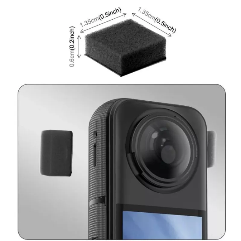 PULUZ 6x tuulensuojavaahtosuoja Insta360 X5 / X5 / X4 / X3 / PU775B