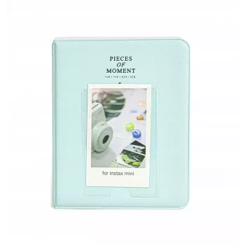 LOVEINSTANT valokuva-albumi 64 kuvalle Fuji Instax Mini 13 12 11 40 41 99 Evo Link / vihreä