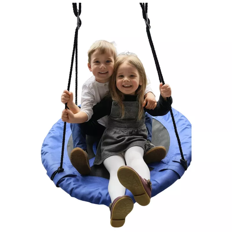 LEAN SPORT puutarhakeinu haikaranpesä lapsille sininen 80 cm