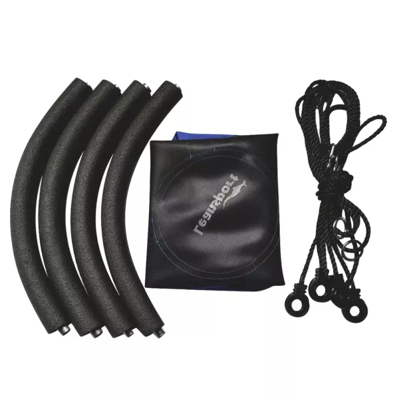 LEAN SPORT puutarhakeinu haikaranpesä lapsille sininen 80 cm
