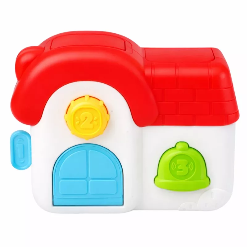 LEAN TOYS interaktiivinen oppimistalo taaperoille - pop-up-eläimet