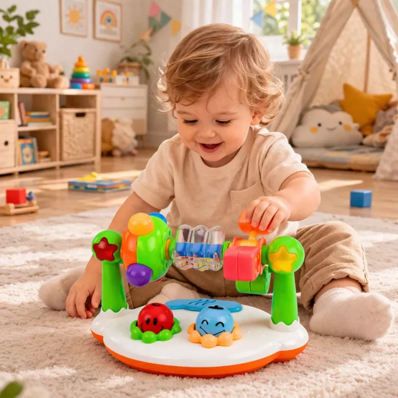 LEAN TOYS interaktiivinen musiikkilelu taaperoille helistin valot äänet