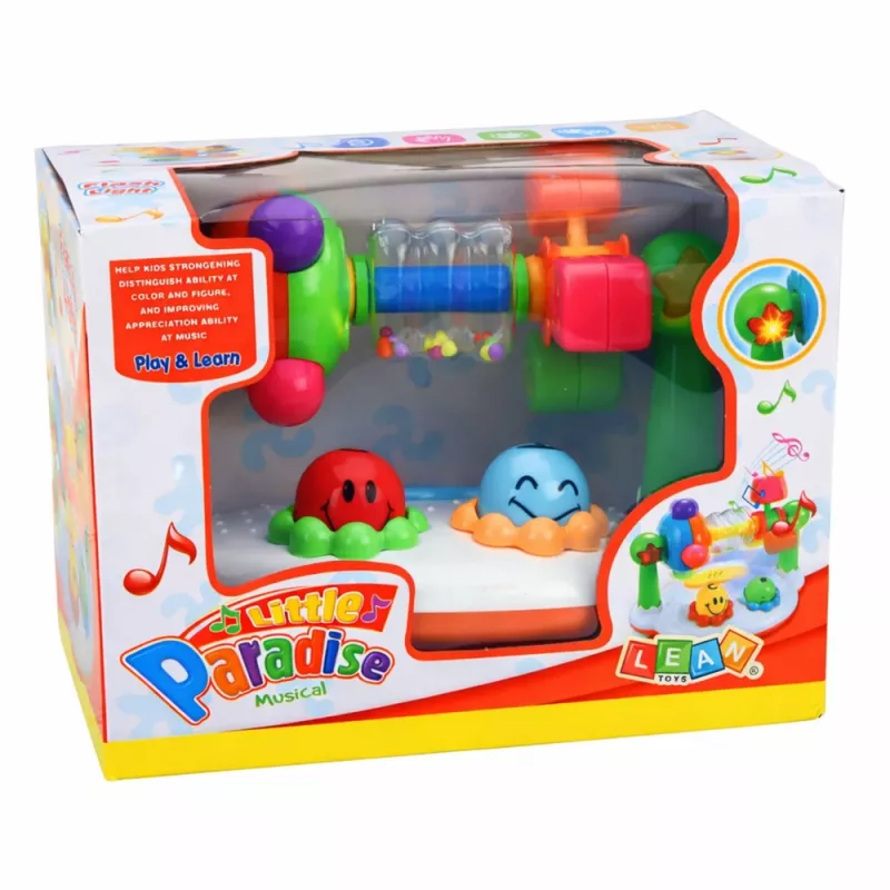 LEAN TOYS interaktiivinen musiikkilelu taaperoille helistin valot äänet