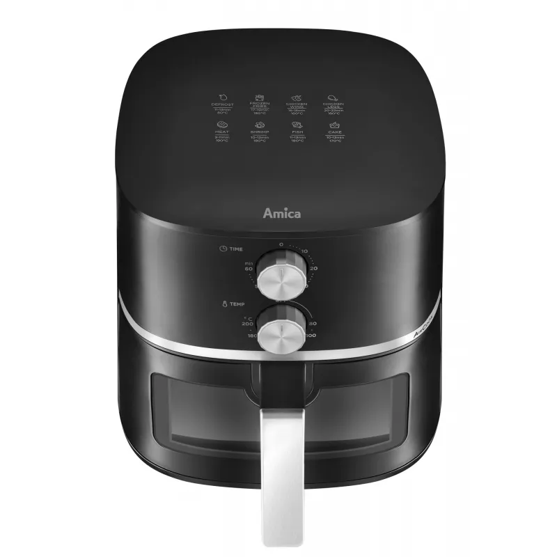 Amica AFM 2020 5,5 L -kiertoilmakypsennin musta