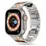 TECH-PROTECT STAINLESS LINE Apple Watch -ranneke 44/45/46/49 mm titaani/oranssi