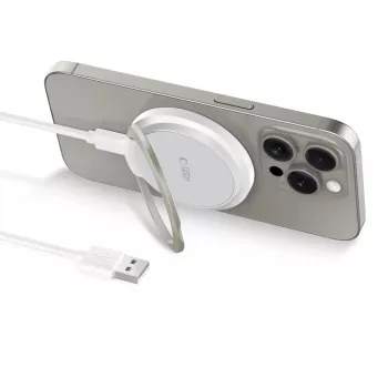 Tech-Protect QI15W-A33 MagSafe-langaton laturi 15W valkoinen