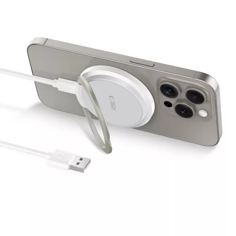 Tech-Protect QI15W-A33 MagSafe-langaton laturi 15W valkoinen
