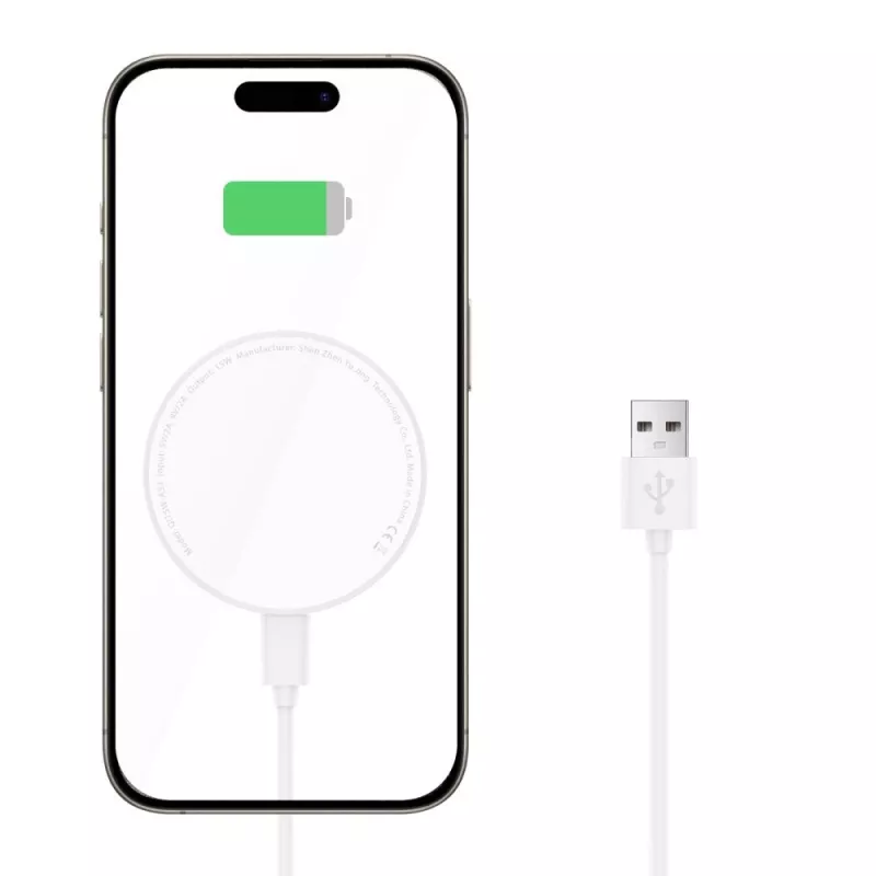 Tech-Protect QI15W-A33 MagSafe-langaton laturi 15W valkoinen
