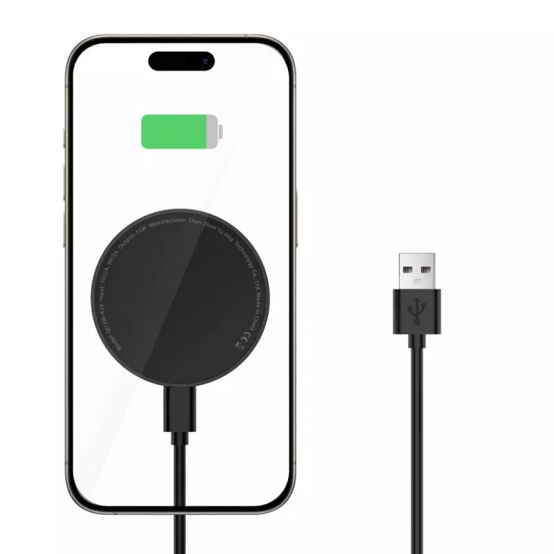 Tech-Protect QI15W-A33 MagSafe-langaton laturi 15W musta