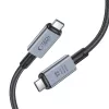 TECH-PROTECT ULTRABOOST MAX USB 4.0 8K 40Gbps Type-C -kaapeli PD240W 200cm harmaa