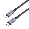 TECH-PROTECT ULTRABOOST MAX USB 4.0 8K 40Gbps Type-C -kaapeli PD240W 200cm harmaa