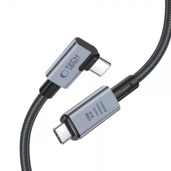 TECH-PROTECT ULTRABOOST MAX “L” USB 4.0 8K 40Gbps USB-C -kaapeli PD 240W 150cm harmaa