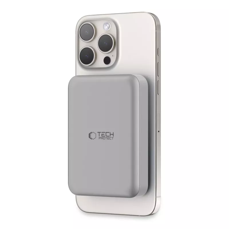 TECH-PROTECT PB11 LIFEMAG MagSafe -varavirtalähde 10000mAh titaani