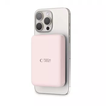 TECH-PROTECT PB11 LIFEMAG MagSafe -varavirtalähde 10000mAh pinkki
