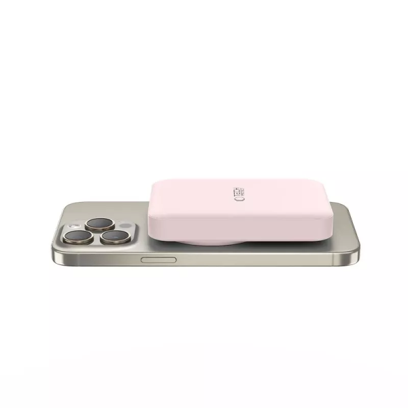 TECH-PROTECT PB11 LIFEMAG MagSafe -varavirtalähde 10000mAh pinkki