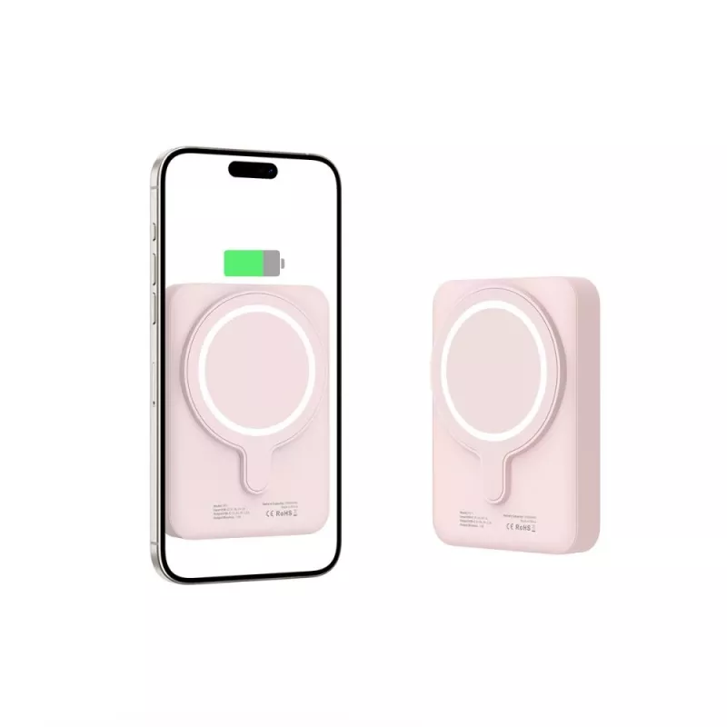 TECH-PROTECT PB11 LIFEMAG MagSafe -varavirtalähde 10000mAh pinkki