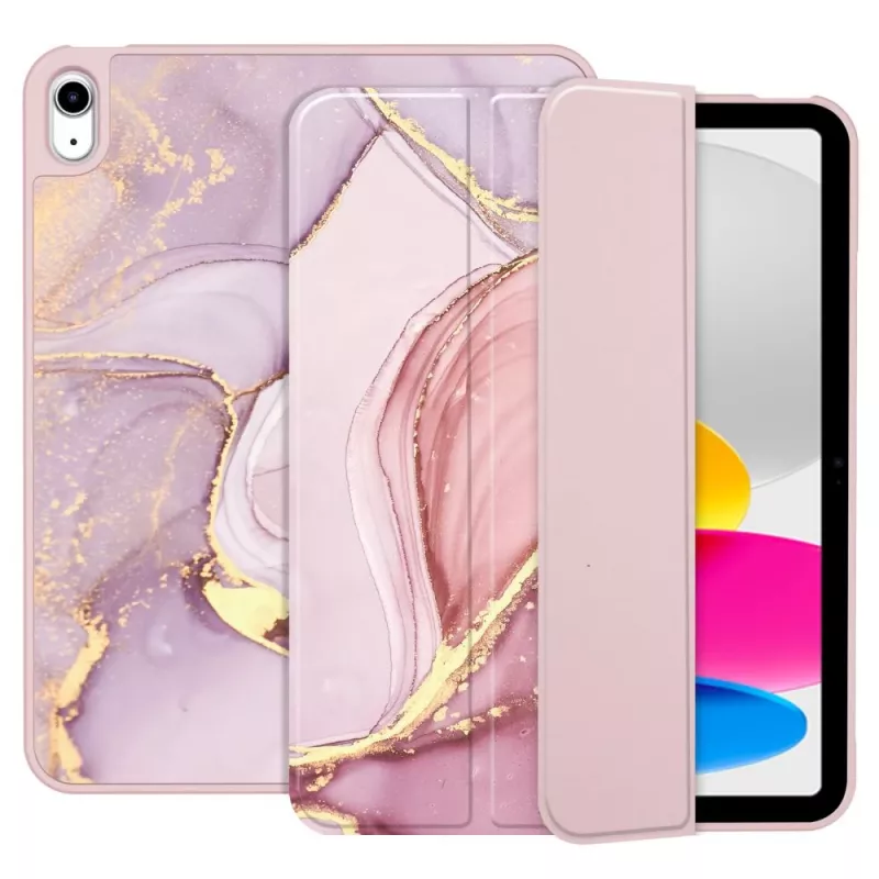 Tech-Protect SC Pen -kotelo iPad 10.9 (10th Gen, 2022) / iPad 11 (2025) -tableteille, marmori